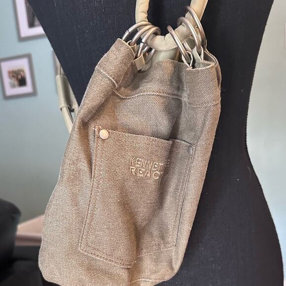 Kenneth Cole Denim Backpack - Picture 9 of 10